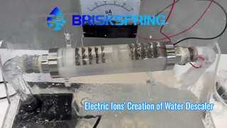 Het zien van de creatie van BriskSpring Water Descaler door Electric Ions