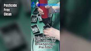 Monteer de automatische klep voor het voorfilter van Briskspring