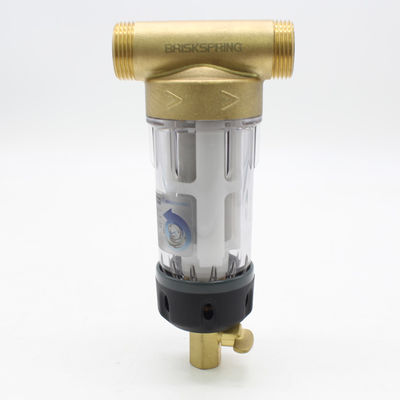 Rotatie onderaan de pre-Filter van het Sedimentwater met Scrapper, de Prefiltratiesysteem van 40 Micron Opnieuw te gebruiken Flushable