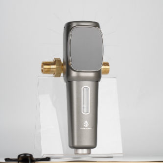 Slimme Timer Automatische Terugspoeling Water Voorfilter met 40-300μm Filter Rating SUS 316L Roestvrijstalen Gaas en 6T/H Debiet