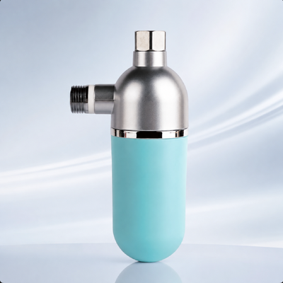 BriskSpring T5-M3-BS 1/2 inch Water Scale Inhibitor met vervangbare cartridge en Multi-Stage Filtratie voor compacte eindinstallatie