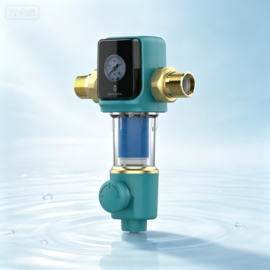 Waterfilter voor het hele huis met spin-down sedimentfilter, 40 µm deeltjesfiltratie en meerlaags schijffiltratiesysteem voor hoge doorstroming