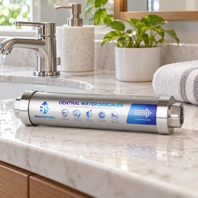 Salt-Free Whole House Water Descaler with Ion Polarization Technology and 4T/H Flow Rate Hard Water Treatment System