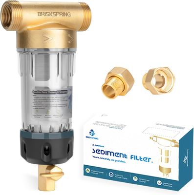 BPA-vrij 40 micron Spin Down Sediment Filter Voorkomen van schaal en corrosie