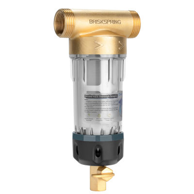 BPA-vrij Wholehouse zelf spoelend spin-down en sediment trapper filters