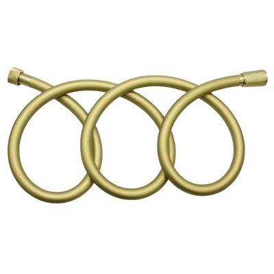 Briskspring flexibele douchehos geborsteld goud siliconen