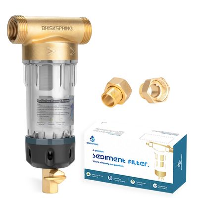 BriskSpring Spin Down Sediment Prefilter System voor het hele huis filteren