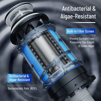 40 100 micron Geheel huis Spin Down Sediment Dual Filtration Sediment voorfilter Herbruikbaar