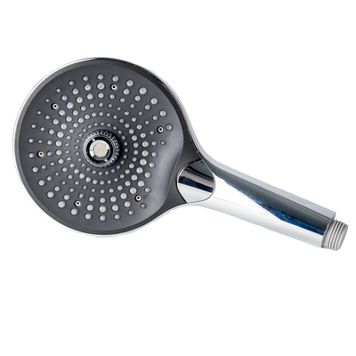 Spa microbubbel douche hoofd met G1/2 universele connector antibacteriële siliconen sproeiers, 3-functiemodi, ABS + 304 roestvrij staal