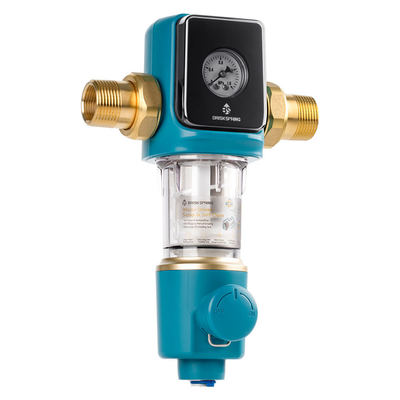 Premium 40 Micron Sediment Prefilter met BPA-vrij Auto Backwash Scraper voor thuisgebruik