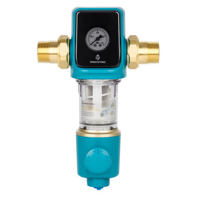 Premium 40 Micron Sediment Prefilter met BPA-vrij Auto Backwash Scraper voor thuisgebruik