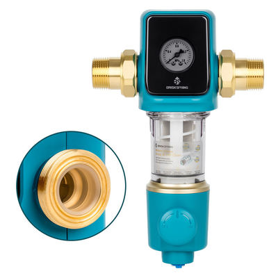 BPA-vrij sediment pre-filter met sifon terugspoelontwerp voor huishoudelijk gebruik