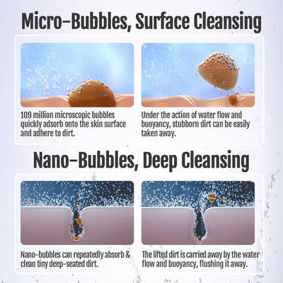 Waterbesparende micro nano bubbelgenerator voor thuisgebruik