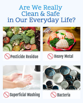 360° Draaibare Micro Nano Bubble Kraanverlenger met Honderd Miljard Bubbels per Liter en 0,001-0,1 MM Bubbeldiameter voor Zeer Efficiënte Diepe Reiniging