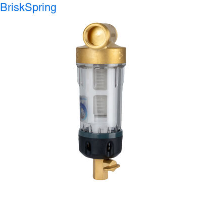 BPA-vrije Spin Down Waterfilter met 1 jaar filterlevensduur, 4T debiet en 0,15-1,5 MPa waterdruk