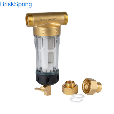 BPA-vrije Spin Down Waterfilter met 1 jaar filterlevensduur, 4T debiet en 0,15-1,5 MPa waterdruk