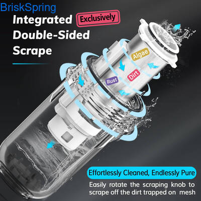 3/4 Inch Water Pre Filter met 5T/H debiet en zelfreinigend ontwerp voor huishoudelijk gebruik