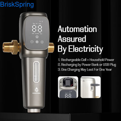 Automatisch terugspoelfilter Intelligent sedimentfilter, hoogstroomfilter voor villa, appartement en huishoudelijk water