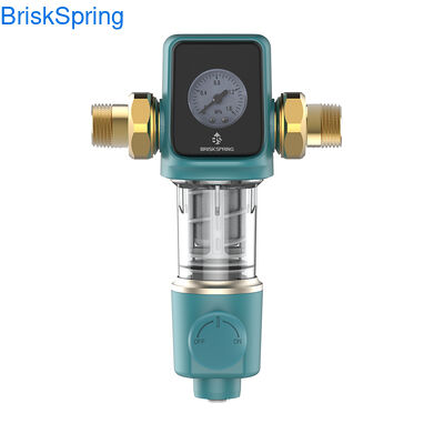 Stainless Steel Self Cleaning Prefilter Whole House Water Pre Filter, Reusable Backwash Sediment Pre-Filtration System for Home Plumbing Water Purifier