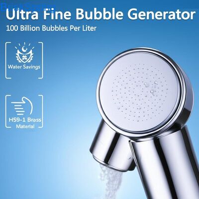 Ultrafijne bubbelgenerator met 100 miljard bubbels per liter, 20% waterbesparing en H59-1 Messingmateriaal