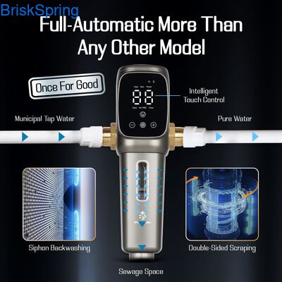 Heel huis 316L roestvrijstalen gaas voor waterfilter met Smart Touch Control 6T H doorstroming