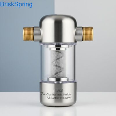 Compact 1,08 KG waterfilter met anti-verstoppingsontwerp en volledige systeem bescherming