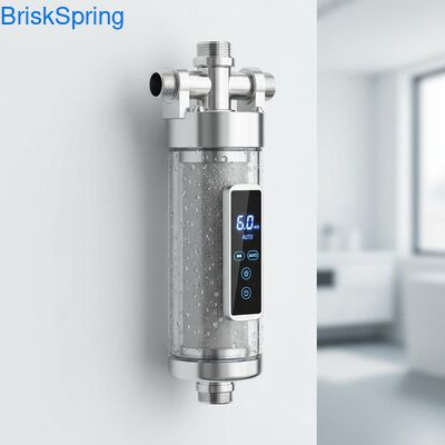 High Flow 6T H 316L roestvrijstalen gaaswaterfilter voor het hele huis met aanraakbediening