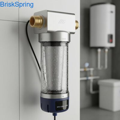 40 micron Volledig automatisch herbruikbaar Spin Down Water Pre Filter voor het verwijderen van sediment in het hele huis