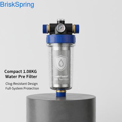 Compact 1,08 KG waterfilter met anti-verstoppingsontwerp en volledige systeem bescherming