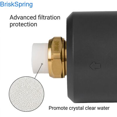 Onderhoudsvrije waterontkalker met fysieke kalkremming voor spa- en filtersystemen