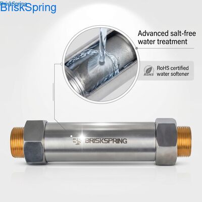 Milieuvriendelijke zoutloze waterontkalker & waterontharder - RoHS-gecertificeerd voor huisleidingen en apparaten