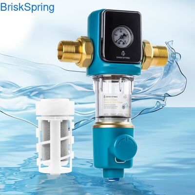 Geheel huis Spin Down sediment waterfilter met 40 & 300 micron herbruikbaar voorfilter