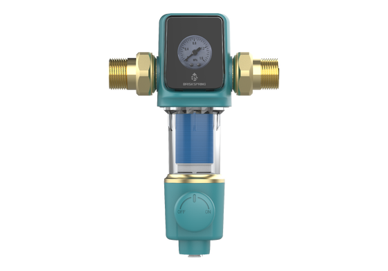 Verbeterd Spin Down-sedimentwaterprefilter met gestapelde schijffiltratietechnologie en automatische zelfreiniging voor een doorstroming van 22 GPM