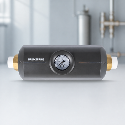 Y1 Physical Water Descaler voor het gehele gebouw met geïntegreerde drukmeter voor niet-zout schaalcontrole