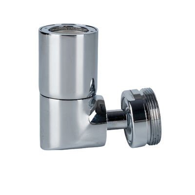 Compact Right-Angle 720 Degree Swivel Micro Nano Bubble Faucet Aerator with M22 M24 Connector