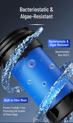 BriskSpring HZ-B-BS 40 Micron Whole House Sediment Pre Filter met SUS316L roestvrijstalen mesh en 7 T/H High Flow Capacity