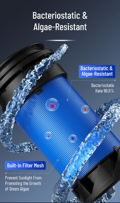 BriskSpring HZ-A 7 T/H 40 Micron Voorfilter voor sediment van het hele huis met 360 graden draaiende installatie