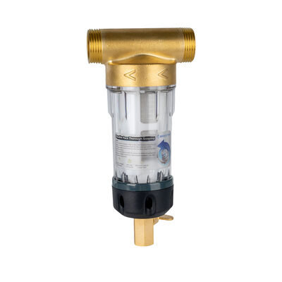 Waterfilter voor het hele huis met spin-down sedimentfilter en 40 micron filtratie, herbruikbaar ontwerp en voedselveilig SS316L gaas