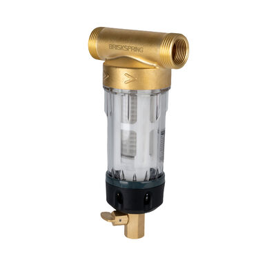 Waterfilter voor het hele huis met spin-down sedimentfilter en 40 micron filtratie, herbruikbaar ontwerp en voedselveilig SS316L gaas