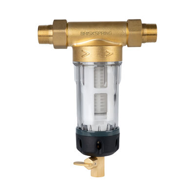 Waterfilter voor het hele huis met spin-down sedimentfilter en 40 micron filtratie, herbruikbaar ontwerp en voedselveilig SS316L gaas