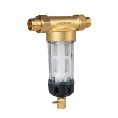 Waterfilter voor het hele huis met spin-down sedimentfilter en 40 micron filtratie, herbruikbaar ontwerp en voedselveilig SS316L gaas