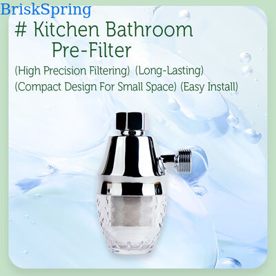 Water Heater Scale Inhibitor with 30 Tons Filtration Capacity and 40-50 Microns Accuracy for Salt-Free Hard Water Protection