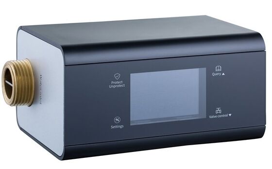 Slimme hele huis waterlek detector met APP afstandsbediening Dubbele stroomvoorziening 3/4 inch verbinding