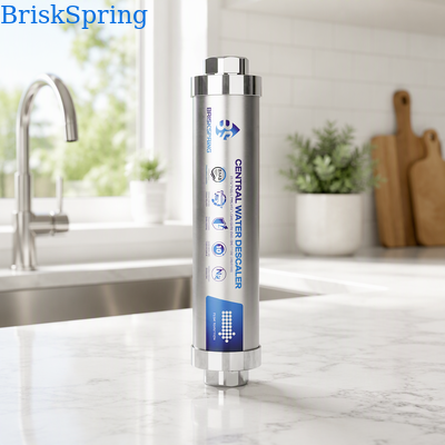 Salt-Free Whole House Water Descaler with 4T/H Flow Rate and NSF Certification for Hard Water Treatment