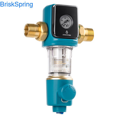 Een lichtgewicht waterfilter voor het hele huis met een anti-blokkerende structuur van roestvrij staal van voedselkwaliteit en een doorstroming van 22 GPM