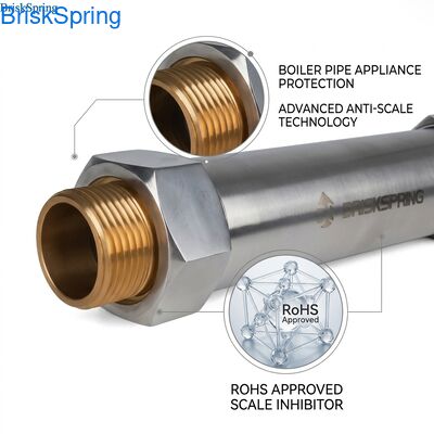 Waterverwarmer Zoutvrij systeem, Anti-Scale waterconditioner voor ketels, leidingen en apparaten, RoHS goedgekeurd 0,15MPa