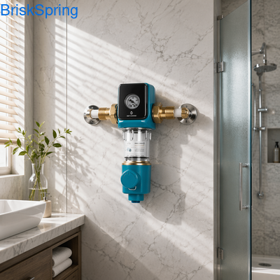 Herbruikbaar 40/300 micron zwaar werkend spinnend sedimentfilter voor waterfiltratie in het hele huis