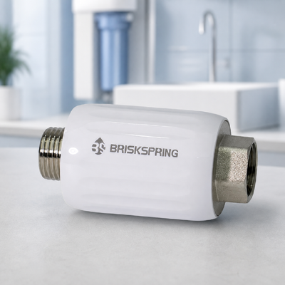 Zoutvrije Compacte Inline Waterontkalker met Hoge Efficiëntie Kalkpreventie voor Thuisgebruik