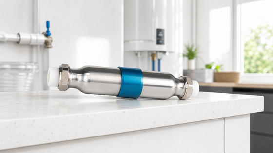Zoutvrije fysieke waterverwarmer met een compact inline ontwerp voor de controle van het hele huis