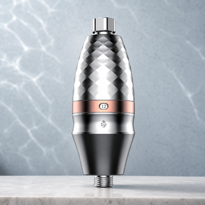 Hoogdebiet 16L/Min In-line Douchewaterfilter voor Chloorvermindering met Vervangbare Cartridge